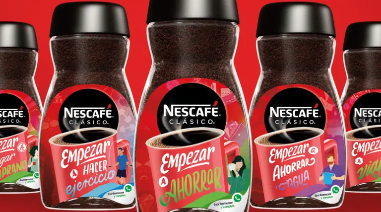 Nescafe Christmas label
