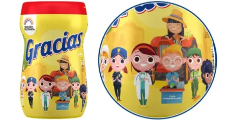 Packaging solidario Colacao