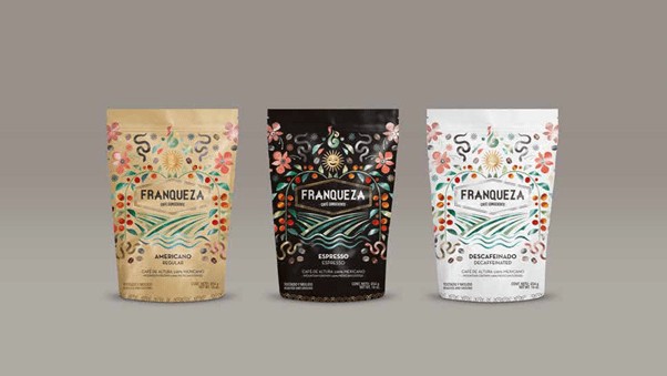 packaging con storytelling de franqueza por Rieusset