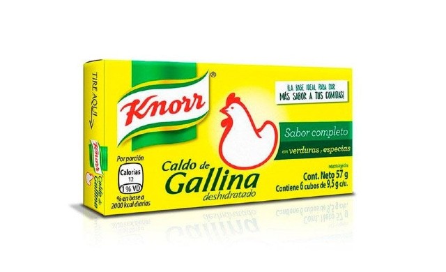 Packaging caldo Knorr de Rieusset