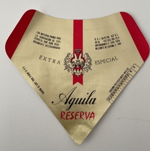 Creatividad en etiquetas de cerveza Aguila Reserva