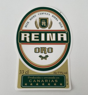 Creatividad en etiquetas de cerveza Reina Oro