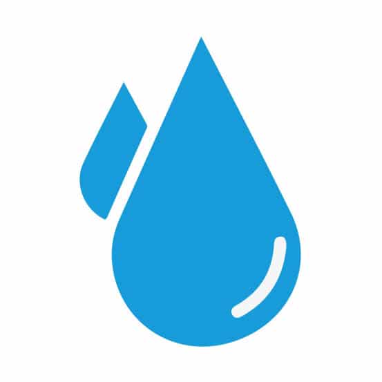 Icono gotas de agua