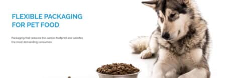 Flexible packaging for pet food