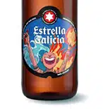 Etiquetado de Estrella Galicia edición especial para San Juan