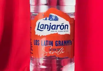 Etiqueta Lanjarón Latin Grammy