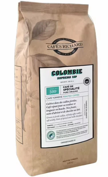 diseño y producción de bolsas para Café Richard, 
